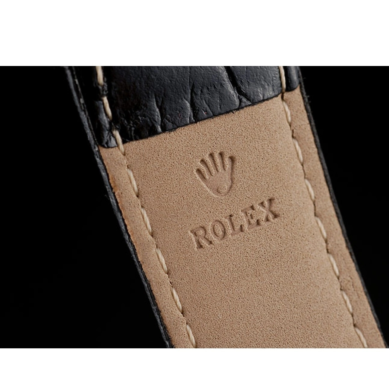 MiroTime 0716 Rolex Daytona Gold Case Crystal Studded Bezel Black Dial